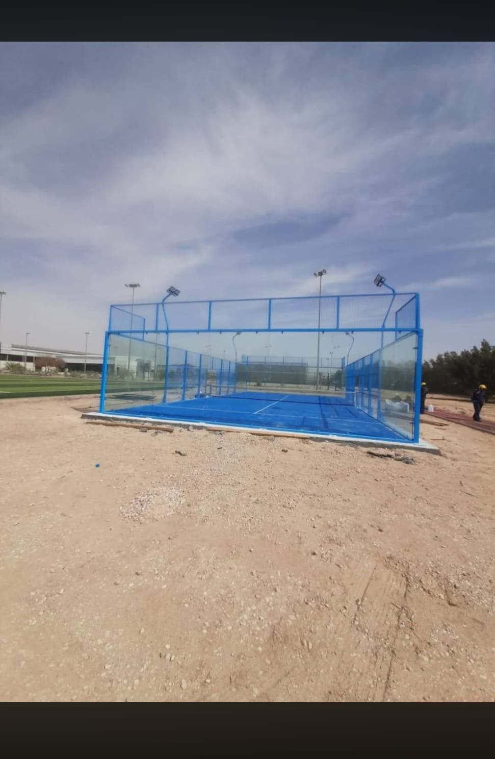 ملعب بادل من تنفيذ جرين جروث في الرياض