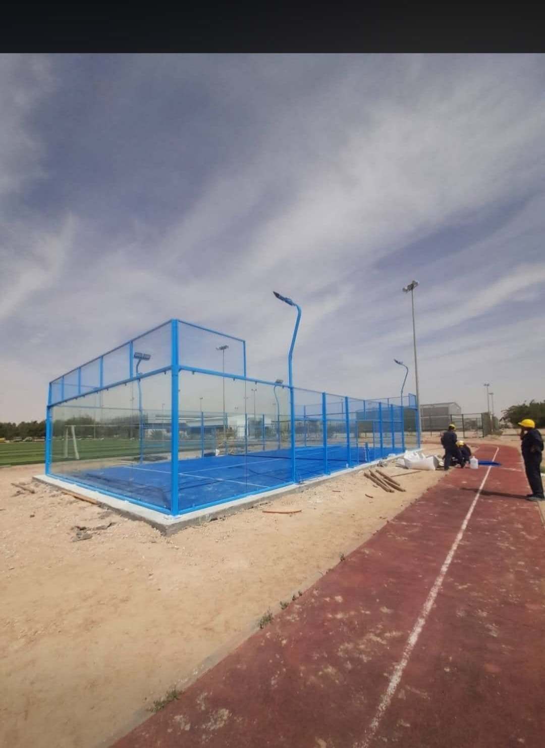 ملعب بادل من تنفيذ جرين جروث في الرياض