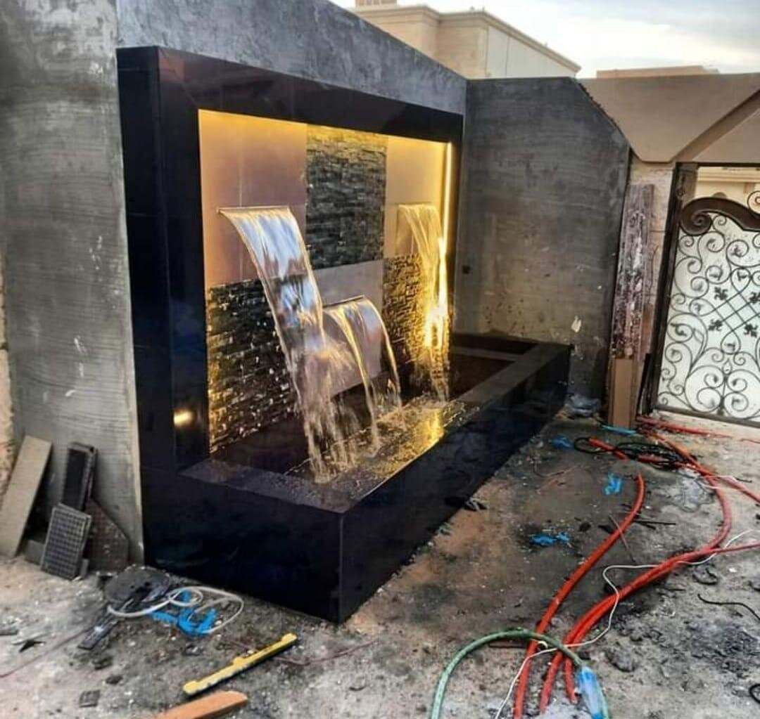 شلال حديقة من تنفيذ جرين جروث